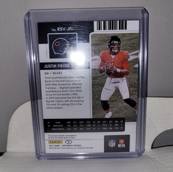 Justin Fields rc patch - Picture 2 of 2